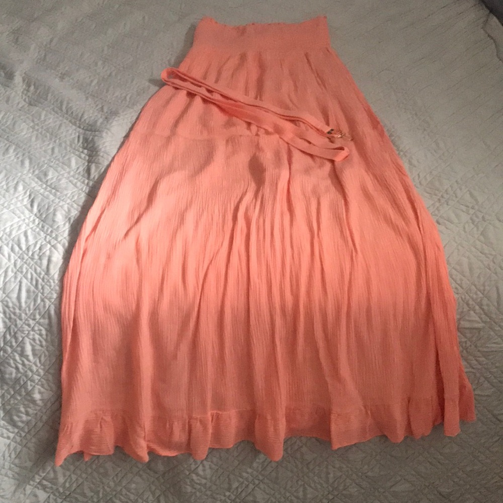 Peach summer dress.  Never worn.
